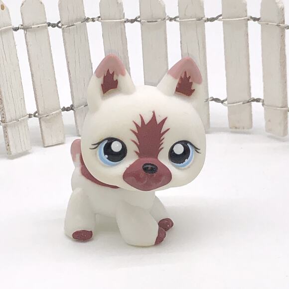 Littlest Pet Shop Journal Pet German Shepherd #1421 White And Brown Accents - Picture 1 of 4